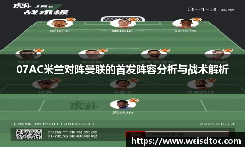 07AC米兰对阵曼联的首发阵容分析与战术解析